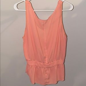 Aritzia (Wilfred) pink blouse